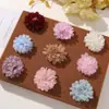 4cm Outono Precoce Super Fada Menina Gentil Chiffon Malha Flor Acessórios de Flor DIY Acessórios de Cabelo Adorno de Cabeça Brincos Acessórios