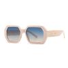 Gafas de sol modernas transfronterizas de comercio exterior, fotografía callejera europea y americana, modelo rojo neto, gafas de sol cuadradas para mujer 9148