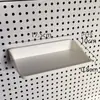 Ganchos en L Universales de 6 mm con Distancia de 16 Agujeros para Accesorios de Tablero Perforado, Cajas de Almacenamiento, Estantes Metálicos, Cajas Cuadradas y Soportes para Teléfono