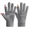 Luvas de Ciclismo Masculinas Outono e Inverno Outdoor Quentes Forradas com Lã Esportivas À Prova de Vento Impermeáveis Antiderrapantes Tela Sensível ao Toque Condução Elétrica Transfronteiriças