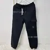 Calça de Moletom com Forro de Fleece Cp para Homens Calça Jogger da Empresa Algodão Puro Inverno Quente Roupa de Trabalho Bolso Estilo Ins Masculino Calça Longa Exportação