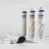 Fornecimento Direto da Fábrica Material de Embalagem para Mangueira de Alumínio e Plástico Tubo para Limpador Facial Médico Pasta de Dente com Tampa Opcional 100g/120
