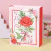 Sacola de Presente Personalizada para Feriado, Bolsa com Estampa Colorida Fresca e Doce, Sacola de Presente de Cartão Branco