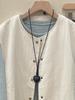 Chaleco Sencillo Versátil de Estilo Coreano de Moda para Mujer Capa de Principios de Otoño Chaleco Holgado Prendas de Abrigo Top Casual