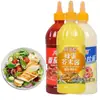 Salsa comercial de miel y mostaza para pollo frito y sushi, sazonador de barbacoa al por mayor para salchichas a la parrilla y ensalada, envases grandes para papas fritas y hamburguesas