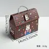 Mochila de conejo de dibujos animados para el Día de San Valentín chino, caja de dulces para temporada de graduación, regalo de cumpleaños, recuerdo para bebé, caja de regalo portátil, caja de papel