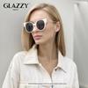 Óculos de Sol Glazzy Nova Moda Feminino Estiloso Tendência Olho de Gato Óculos de Sol Feminino Europeu e Americano Venda por Atacado