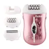 Depiladora Kemei Km-6031 Multifuncional de Alta Potencia Eléctrica para Afeitado de Todo el Cuerpo y Pulido de Pies Dispositivo de Depilación Tres en Uno