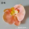 Cabeça de Orquídea Phalaenopsis Filme Impresso em 3D Flor Artificial Grande Acessórios de Flor Para Penteado Grampo de Cabelo DIY Feito à Mão Casamento