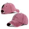 Boné de Baseball Vintage Retro Lavado para Rabo de Cavalo Boné de Bico de Pato Americano Tendência para Mulheres Chapéu Personalizável para Proteção Solar ao Ar Livre