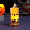 Decoração de Halloween Castiçal filme Pequenos enfeites festival fantasma bar desktop vestido caveira criativo vela lâmpada adereços