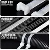 Abraçadeiras de nylon 2* especificação abraçadeiras plásticas para cabos tiras de amarração de nylon pacote com 100 fabricante