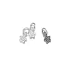 Plata de ley 925, colgante de estrella de cinco puntas de plata tailandesa estilo antiguo, charm para pulsera DIY, material y accesorios de tejido de cordón hechos a mano, S1234