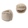 Orejeras cálidas de invierno de gran venta, orejeras plegables de chenilla de felpa de color macarrón para hombres y mujeres, orejeras con cubierta para las orejas
