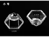 Novo Suporte Redondo de Bola Acrílica Espessa Base para Bola de Cristal Porta-Bola Pequena Transparente Bandeja de Bola Suporte para Enfeite