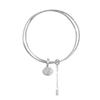 Pulseira Banho de Prata para Mulheres para Live do TikTok com Design de Borla de Nuvem Auspiciosa