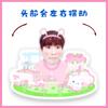 K-Tigers Zero borde Xianmin cabeza eléctrica sacudidora decoración de escritorio música mecedora TikTok mismo estilo plato de pie plato sacudidor