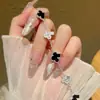 Ropa Vintage Eternal-Cuatro HojasDiseño Único Plata Nácar Panda