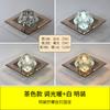 Luz de pasillo led minimalista moderna de cristal de diamante, luz de porche, downlight empotrado creativo, foco