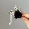 2025 Nueva Colección de Pinzas para Cola de Caballo de Alta Gama Artefacto Fijador Pinza para el Cabello Pinza Tiburón Adorno para el Cabello de Lujo Ligero Pasador
