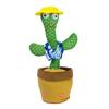 Agite o mesmo no estoque cacto dançante escultura de areia pode torcer o brinquedo de pelúcia elétrico para aprender a falar, cantar e brilhar