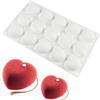 8 até mesmo Diamond Love chocolate doce bolo molde diy sobremesa francesa xadrez grau alimentício molde mousse