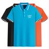 Camisa polo de manga corta con solapa talla grande ropa de trabajo personalizada camisa de cultura colectiva estampado de LOGO camisa publicitaria camiseta bordado para hombre