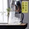 Tetera de vidrio de borosilicato en oferta, tetera con forma de flor, tetera con filtro de acero inoxidable, juego de té.