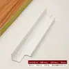 Puxador de Borda Selada Embutido para Guarda-Roupa, Sem Furo, Fácil de Instalar, Puxador em Liga de Alumínio Anodizado para Gaveta, Guarda-Roupa, Porta de Armário