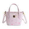 Bolsa Pequena Estilo Cesta com Estampa Floral Doce para Mulheres, Novo Modelo 2026, Bolsa de Mão para o Dia a Dia, Bolsa Saco, Bolsa Transversal Versátil para o Início da Primavera
