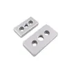 Placa de Conexión de Cara Final de Perfil de Aluminio 4080 Bloque Conector Accesorios para Perfil de Aluminio 4080 Ruedas Pies Ajustables Placa Base de Soporte