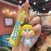 Chaveiro de bebê chorando em desenho animado, pingente tridimensional fofo para mochila de meninas, acessórios, chaveiro de carro para casal, atacado