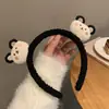 Diadema de Pingüino de Peluche Lindo para Otoño e Invierno, Cabeza de Pez, Celebridad de Internet Femenina, Cara de Dibujos Animados, Para Lavado de Cara, Maquillaje, Presionar el Cabello, Diadema Nueva, Pasador de Pelo, Diadema