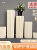 Colunas Romanas Adereços de Casamento Coluna de Mesa de Sobremesas Dobrável Enfeites Dobráveis Coluna de Papel Cilindro de Criptografia Mesa de Exibição de Flores para Casamento