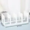 Suporte de livro de acrílico transparente para mesa de estudante armazenamento de mesa suporte para livros porta-livros mesa escritório papelaria armazenamento estante de livros atacado