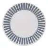 Prato de Sobremesa Mediterrâneo 20cm Cerâmica Azul - Wolff