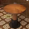 Mesas y sillas comerciales para tabernas y restaurantes, restaurante de té retro, mesas y sillas para salones privados de hotel, mesas y sillas de bar estilo americano, sillas de madera maciza