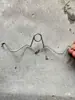 Venda Direta de Acessórios para Tenda de Vegetais de Estufa de Aço Inoxidável, Fio de Chumbo Galvanizado a Quente, Fio de Prensagem de Filme com Mola, Fivela de Gancho de Corda de Mola em Forma de Oito de Gancho Duplo