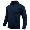 Sudadera con Capucha Lisa Ordinaria 2024 Suéter de Marca de Moda Suéter Casual Sudadera de Color Sólido Sudadera con Capucha de Manga Larga