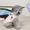 Roupas para Animais de Estimação para Cães Pequenos Como Corgis e Bichons, Roupas para Cachorros, Roupas para Gatos para Outono e Inverno, Quentes e Confortáveis, 25 Coletes de Algodão em Cores Doces