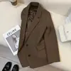 Blazer cruzado para mujer, nuevo top versátil para exportación, primavera y otoño, de alta gama, talla grande, casual, elegante chaqueta de traje
