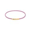 Pulsera de Cuerda de Alambre de 2 mm Hebilla a Presión Oro DIY Pulsera con Cuentas Oro Duro 3D Pulsera de Moda para Pareja Joyería DIY