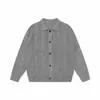 Cardigan Tricot Yidao Vintage 2026 Outono Novo Estilo Retro Japonês Cor Sólida Texturizado Estilo Old Money Manga Longa Botões