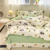 2025 Nuevo Estilo Algodón Puro Múltiples Especificaciones Funda de Edredón Sábanas Juego de Cama de Cuatro Piezas