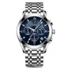 Reloj Luminoso Impermeable para Hombre Poedagar Estilo Coreano Estudiante Tendencia Reloj de Cuarzo con Correa de Cuero Dropshipping