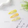 Novos Acessórios de Cabelo Infantis 2023 Grampo Bico de Pato com Temperamento Casual Feminino Grampo de Cabelo Cor Morandi Grampo Lateral Pequeno Grampo de Cabelo de Metal
