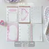 Cubierta de encuadernación M5 Cuaderno Planificador Portatarjetas de una cuadrícula Libro Doloroso Transparente Estrella Almacenamiento de Tarjetas Pequeñas Diario Original