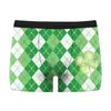 Roupa Íntima Masculina Série São Patrício Europeia e Americana Transfronteiriça Boxer Brief Casual Masculino com Estampa Digital 3D