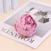 Flor Artificial Cabeza Botón Corazón Flor de Peonía Caja de Regalo Pared de Flores Decorativa Fabricación de Flores de Seda Transfronterizas Fondo de Boda Flor Falsa Suave