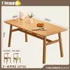 Mesa Apartamento Pequeno Moderna Simples Casa Mesa de Jantar e Cadeiras Sala de Estar Quarto Escritório Escrita Mesa Longa e Cadeiras Espessada e Forte